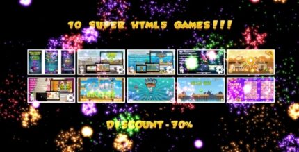 10 SUPER HTML5 GAMES BUNDLE №1 (Construct 3 Construct 2 Capx)