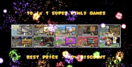 10 SUPER HTML5 GAMES BUNDLE №2 (Construct 3 Construct 2 Capx)