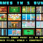 24-GAMES IN 1 BUNDLE! (Construct 3 Construct 2 Capx)