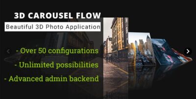 3D Carousel Flow - Advanced Media Gallery
