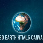 3D Earth HTML5 Canvas HTML5 Website