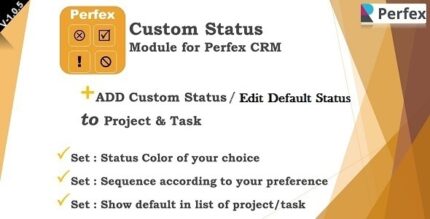 Add-on Statuses Module for Perfex CRM