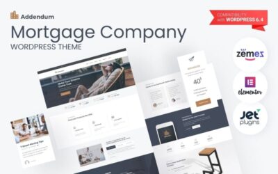 Addendum - Mortgage Company Elementor WordPress Theme