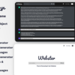Ai Webster - ChatGPT 4 & 3.5 Clone Ai Image Ai Content Generators Ai Chatbots Code Q&A Grammar SEO