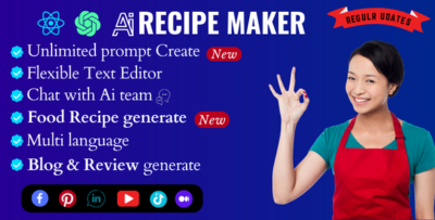 Ai recipe maker - Open AI Blog & review writing tool ChatGPT AI Writing Assistant Ai chatbot