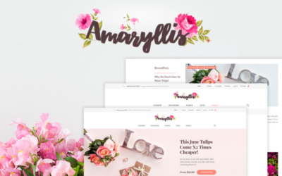 Amaryllis - Flower Shop WooCommerce Theme