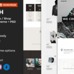 Anaglyph One page Multipage WordPress Theme