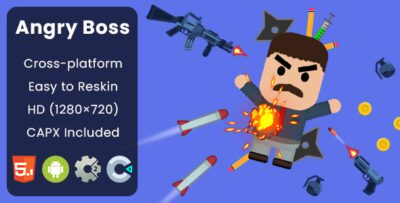 Angry Boss - HTML5 Game Construct 2 & Construct 3