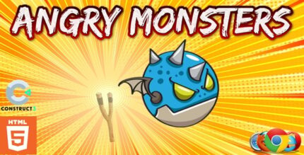 Angry Monsters - HTML5 - Casual Game