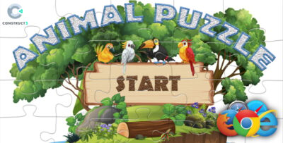 Animal Puzzle HTML5 Game