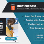 Animated Multipurpose Banner Ad Templates - HTML5 GWD