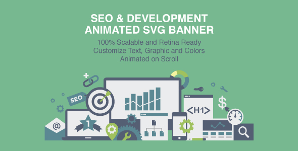 Animated SVG Banner SEO & Development Animated SVG Banner SEO & Development