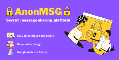 AnonMSG - A secret message sharing platform