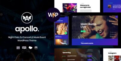 Apollo Night Club, DJ Concert & Music Event WP