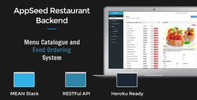 AppSeed Restaurant Backend Lite - Full MEAN Stack Application