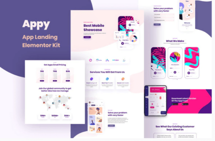 Appy - Sales & Landing Page Template Kit