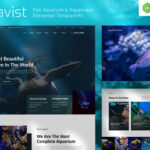 Aquavist - Fish Aquarium & Aquascape Elementor Template Kit