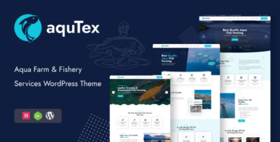 Aqutex - Aqua Farm WordPress Theme + RTL