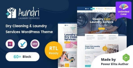 Aundri - Dry Cleaning Services WordPress Theme