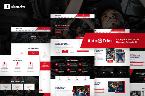 AutoTrics - Car Repair & Auto Service Elementor Template Kit AutoTrics - Car Repair & Auto Service Elementor Template Kit