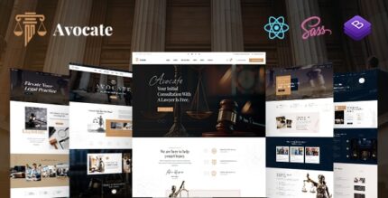 Avocate - Attorney Lawyer React Next Template