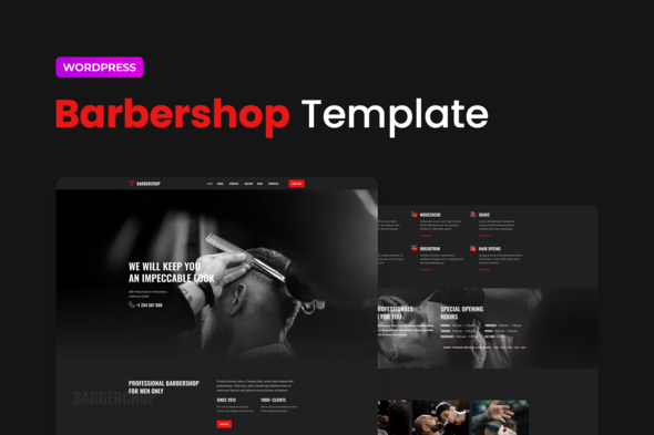 Barbercrop - Hairdressing Elementor Template Kit Barbercrop - Hairdressing Elementor Template Kit
