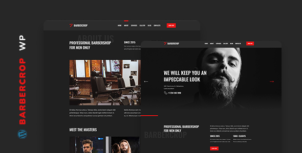 Barbercrop - Hairdressing WordPress Theme Barbercrop - Hairdressing WordPress Theme