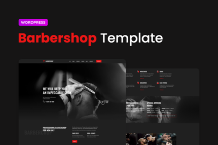 Barbercrop – Hairdressing Elementor Template Kit