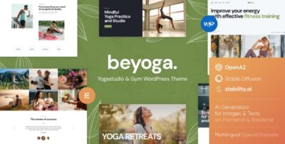 BeYoga Yogastudio & Gym WordPress Theme