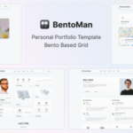 BentoMan - TailwindCSS Personal Resume Template