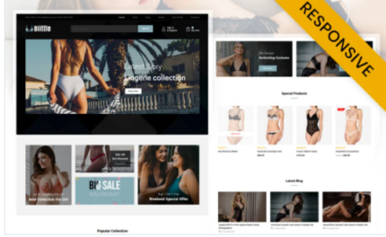 Biittle - Lingerie Store WooCommerce Theme