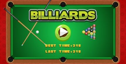 Billiards - HTML5 Game + Android + AdMob (Construct 3 Construct 2 Capx)