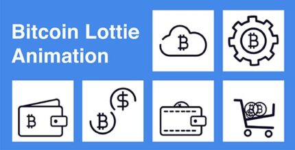 Bitcoin Lottie Animation