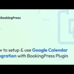 BookingPress Google Calendar Integrations