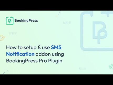 BookingPress SMS Notification Integration