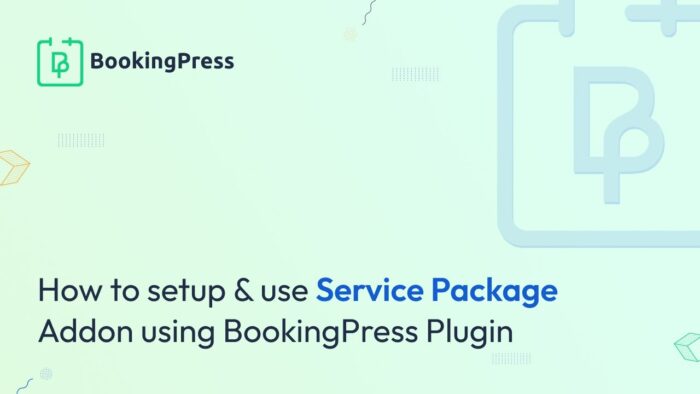 BookingPress Service Package Addon