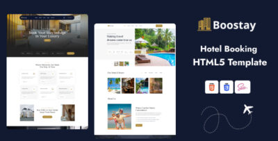 Boostay - Hotel Booking HTML5 Template