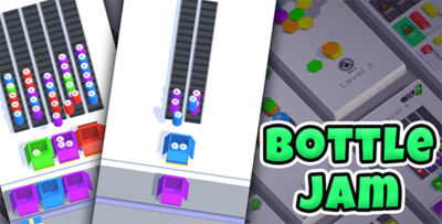 Bottle Jam - HyperCasual Puzzle Game - Unity