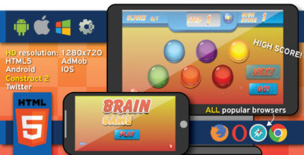 Brain game - HTML5 game (capx)