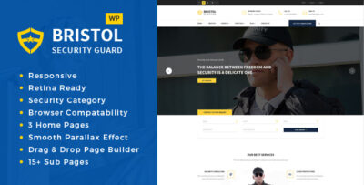 Bristol - Security & Guarding Services WordPress Theme