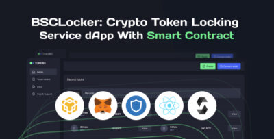 BscLocker Crypto Token Locking Service dApp With Smart Contract