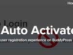 BuddyPress Auto Activate Auto Login