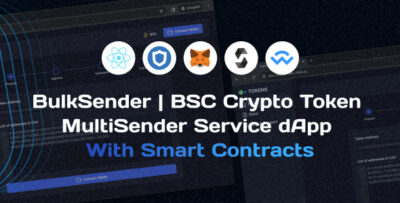 BulkSender BSC Crypto Token MultiSender Service dApp With Smart Contracts