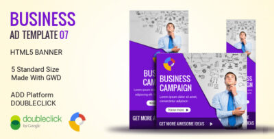 Business HTML5 Google Banner Ad 07