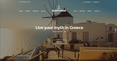 CSSIgniter Santorini Resort WordPress Theme