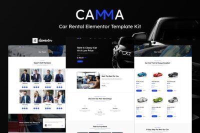 Camma - Car Rental Elementor Template Kit