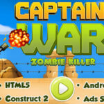 Captain War Zombie Killer - HTML5 Android (CAPX)