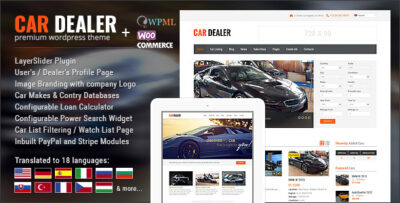 Car Dealer Automotive WordPress Theme - Responsive