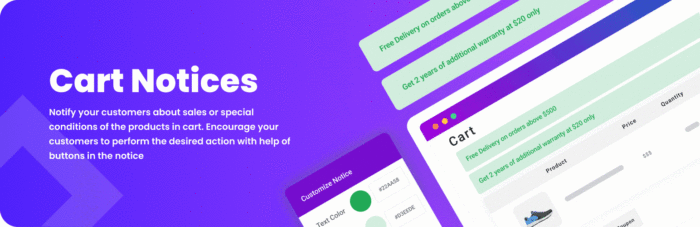 Cart Notices for WooCommerce