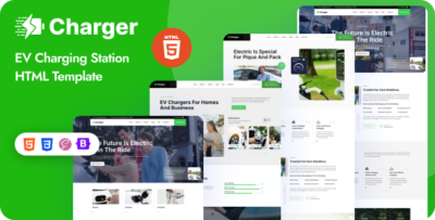 Charger - EV Charging Station HTML Template